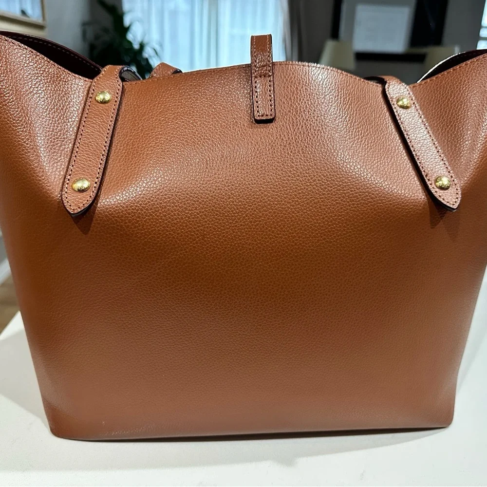 Coach Brown Leather Tote and Wallet Set - Picture 4 of 8